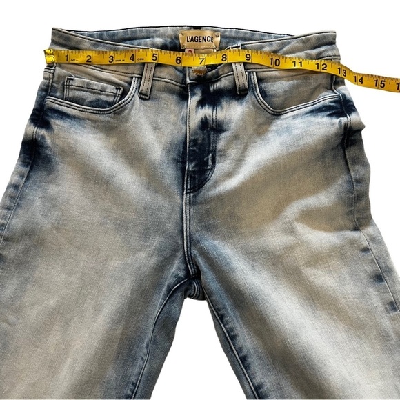 L’Agence 90’s Retro Acid Wash High Rise Denim Jeans 25 90’s Y2K - Picture 13 of 15